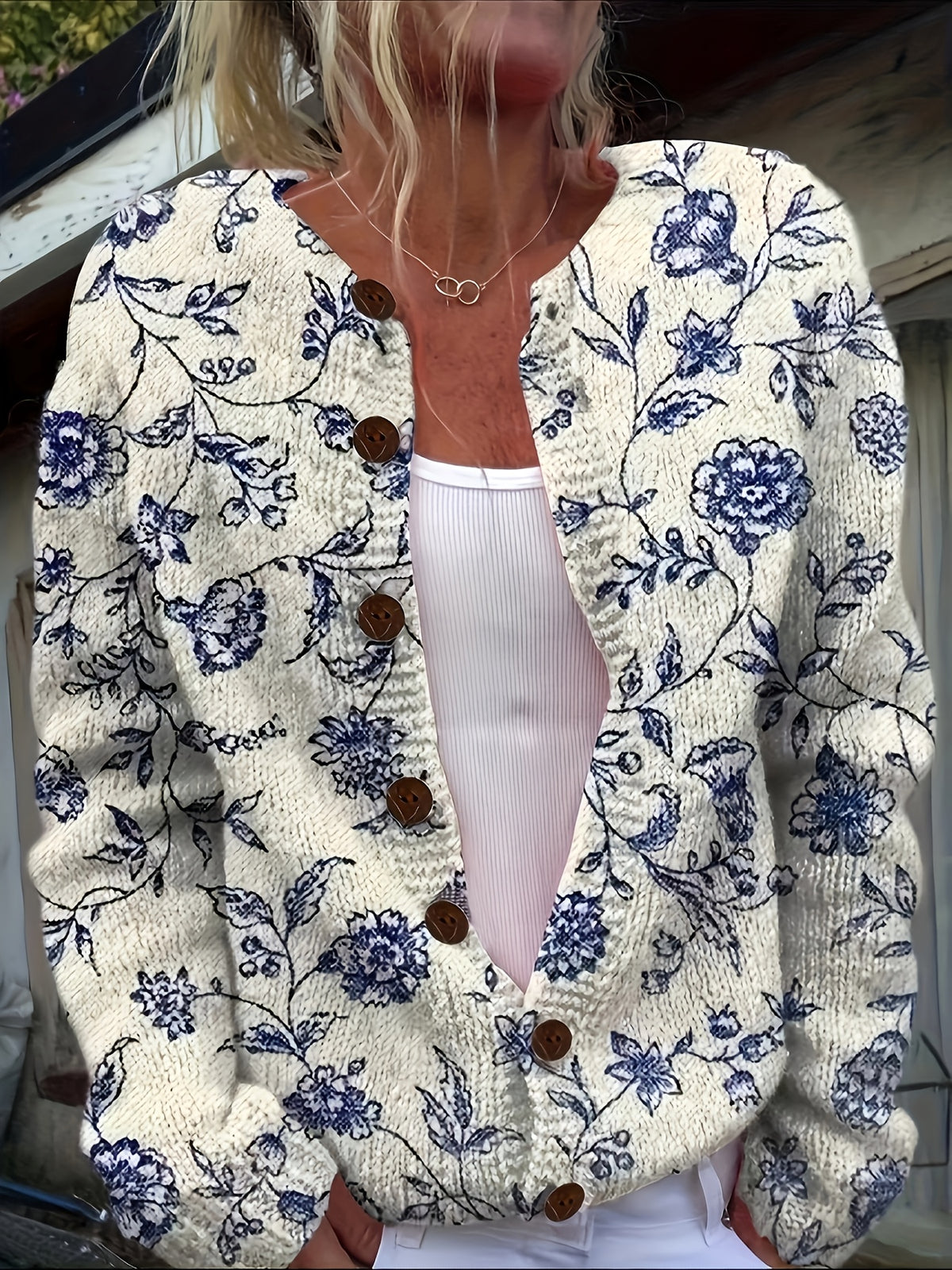Willa™ | Floral Print Cardigan