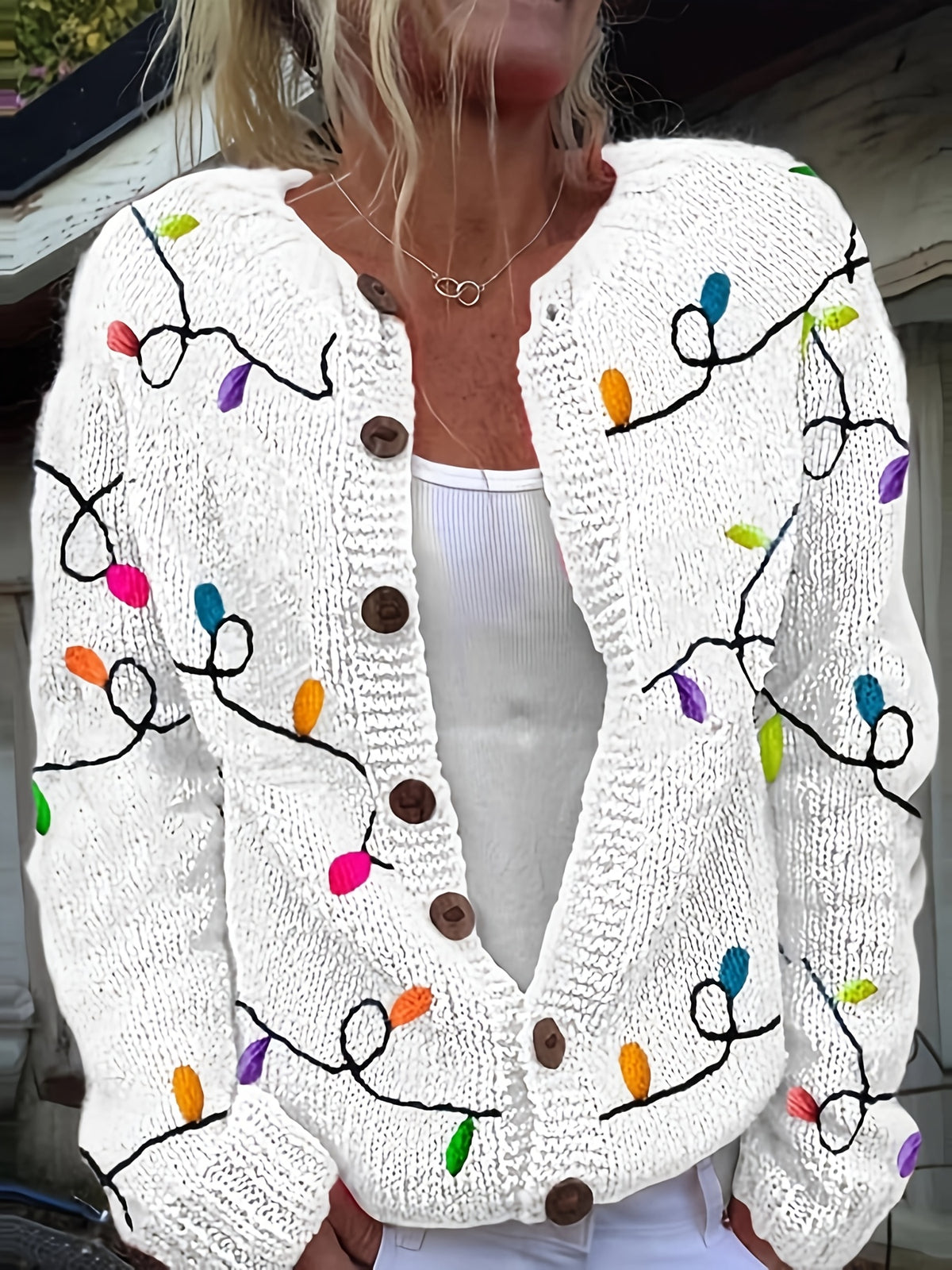 Celeste™ | Vintage Print Cardigan