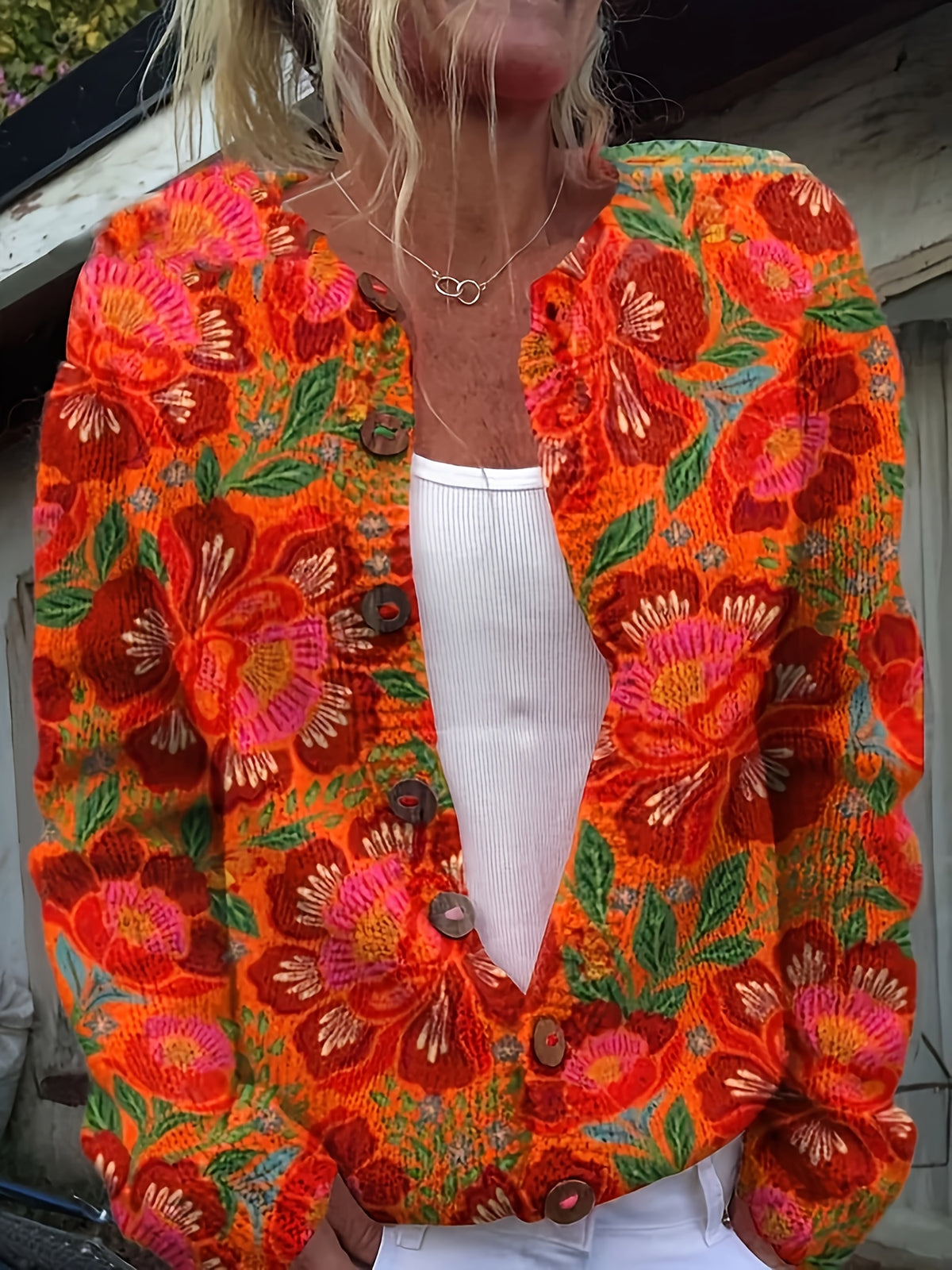 Camille™ | Carnival Floral Cardigan