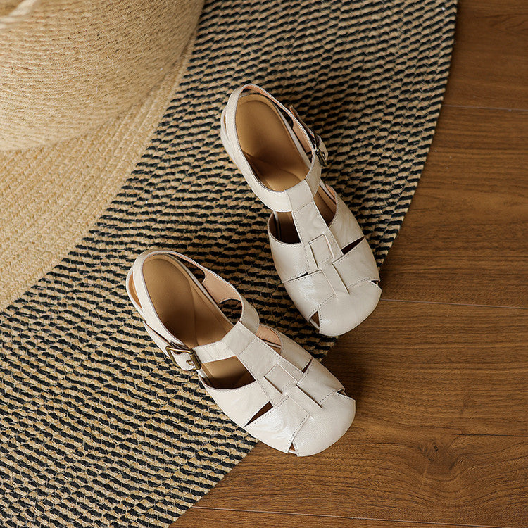 Amaya™ | Elegant Block-Heel Sandals