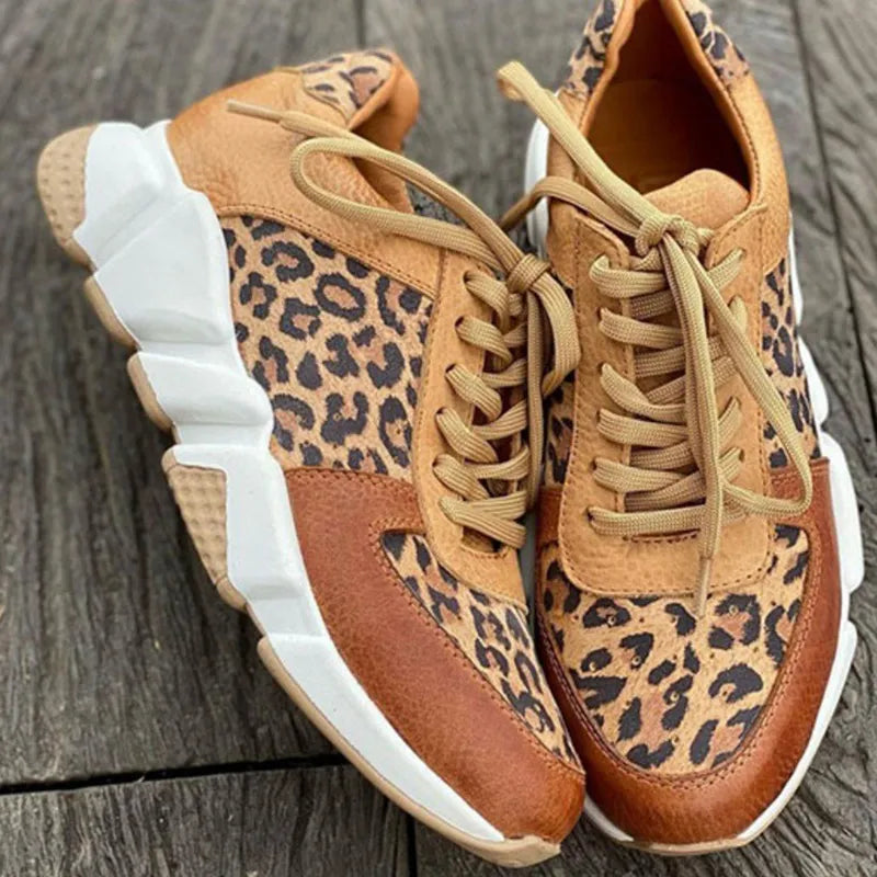 Ember | Comfortable Leopard Sneakers