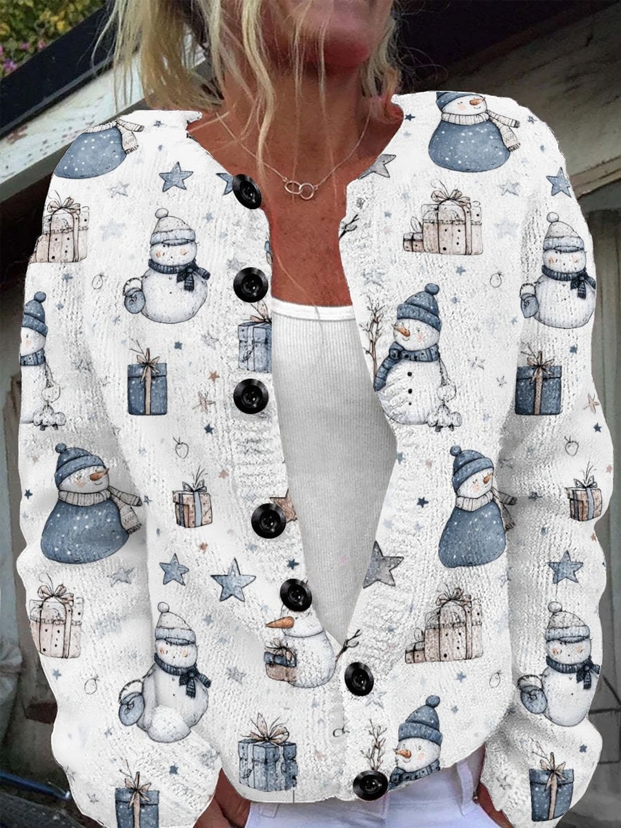 Snowelle™ | Snowman Winter Cardigan