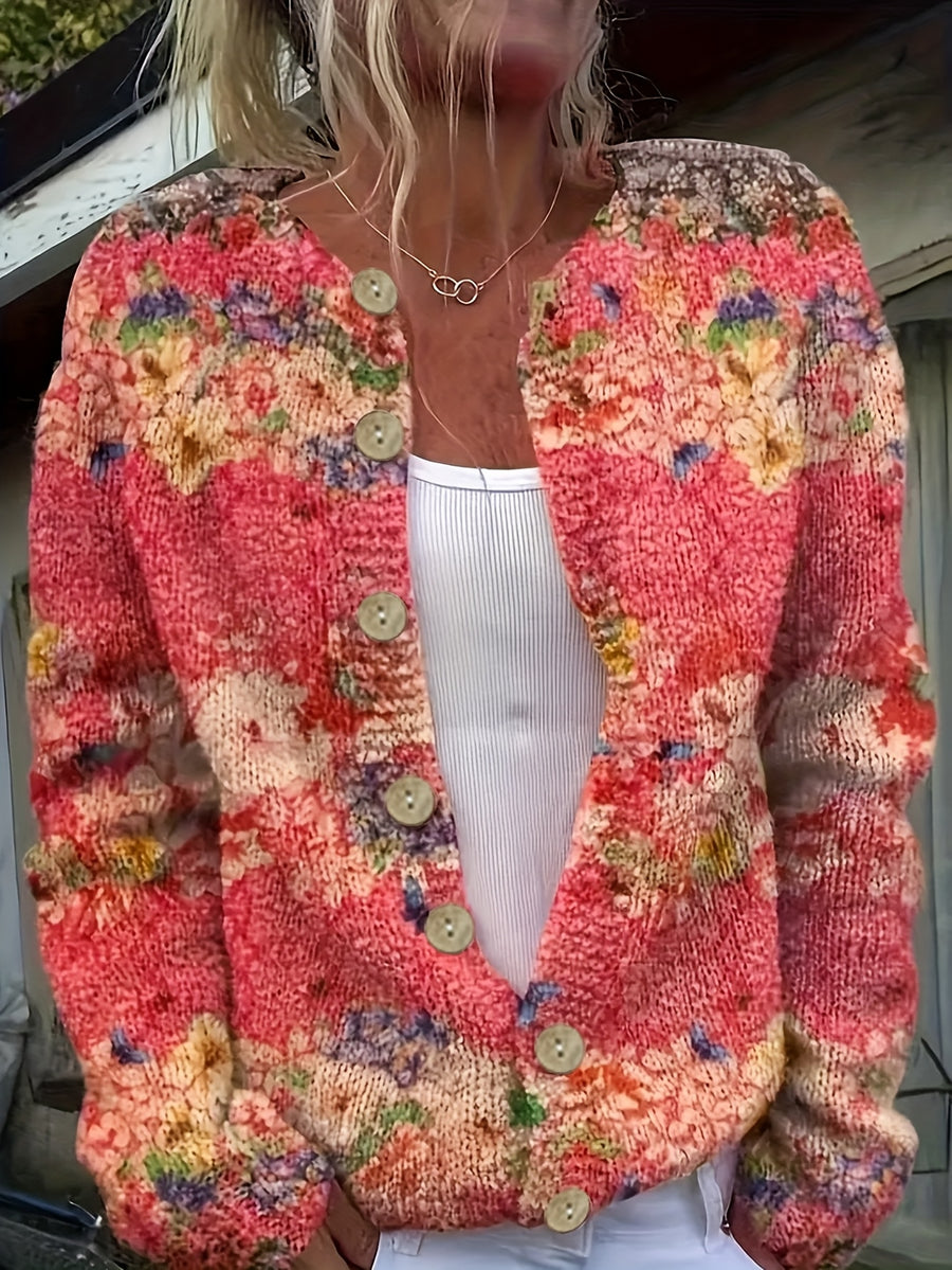 Felicity™ | Rose Floral Cardigan