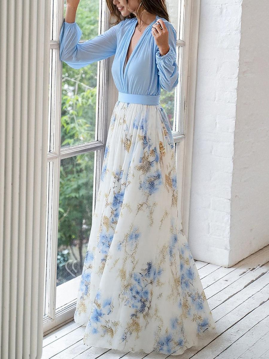 Penelope™ | Beautiful Maxi Dress with Floral Print