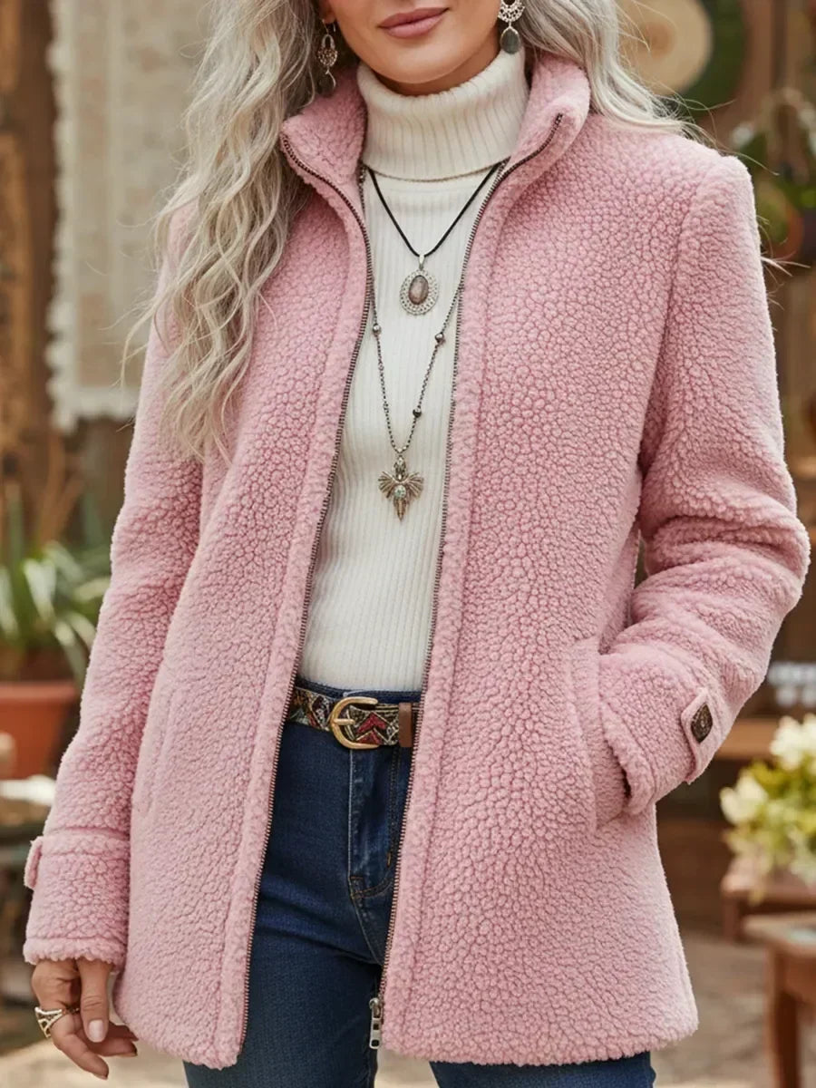 Judith | Cozy Stand-Collar Full-Zip Jacket