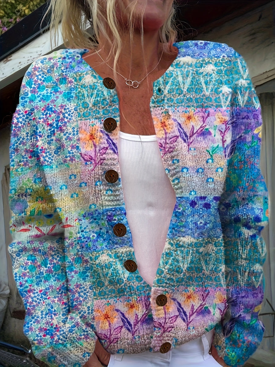Florence™ | Vintage Floral Cardigan