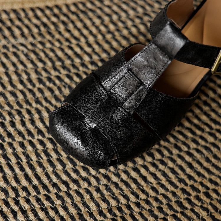 Amaya™ | Elegant Block-Heel Sandals
