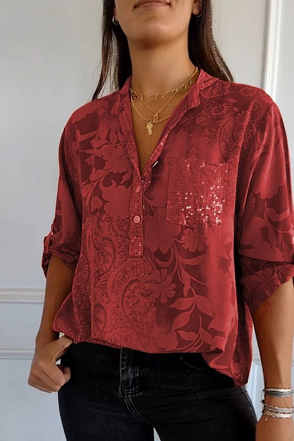 Pauline | Elegant Sequin Top