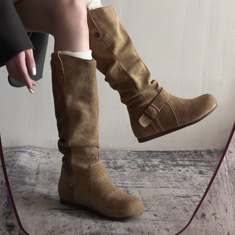 Mya - Flat Sole Orthopedic Boots