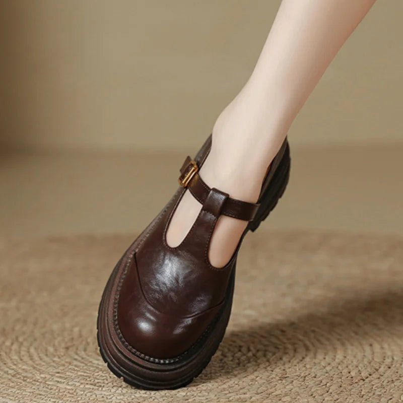 Farisse T-bar Shoes