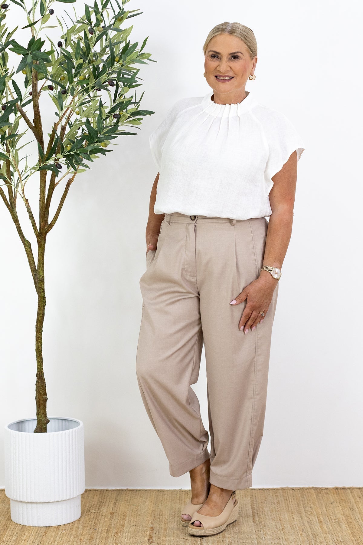 Joy | Tailored Breezy Trouser