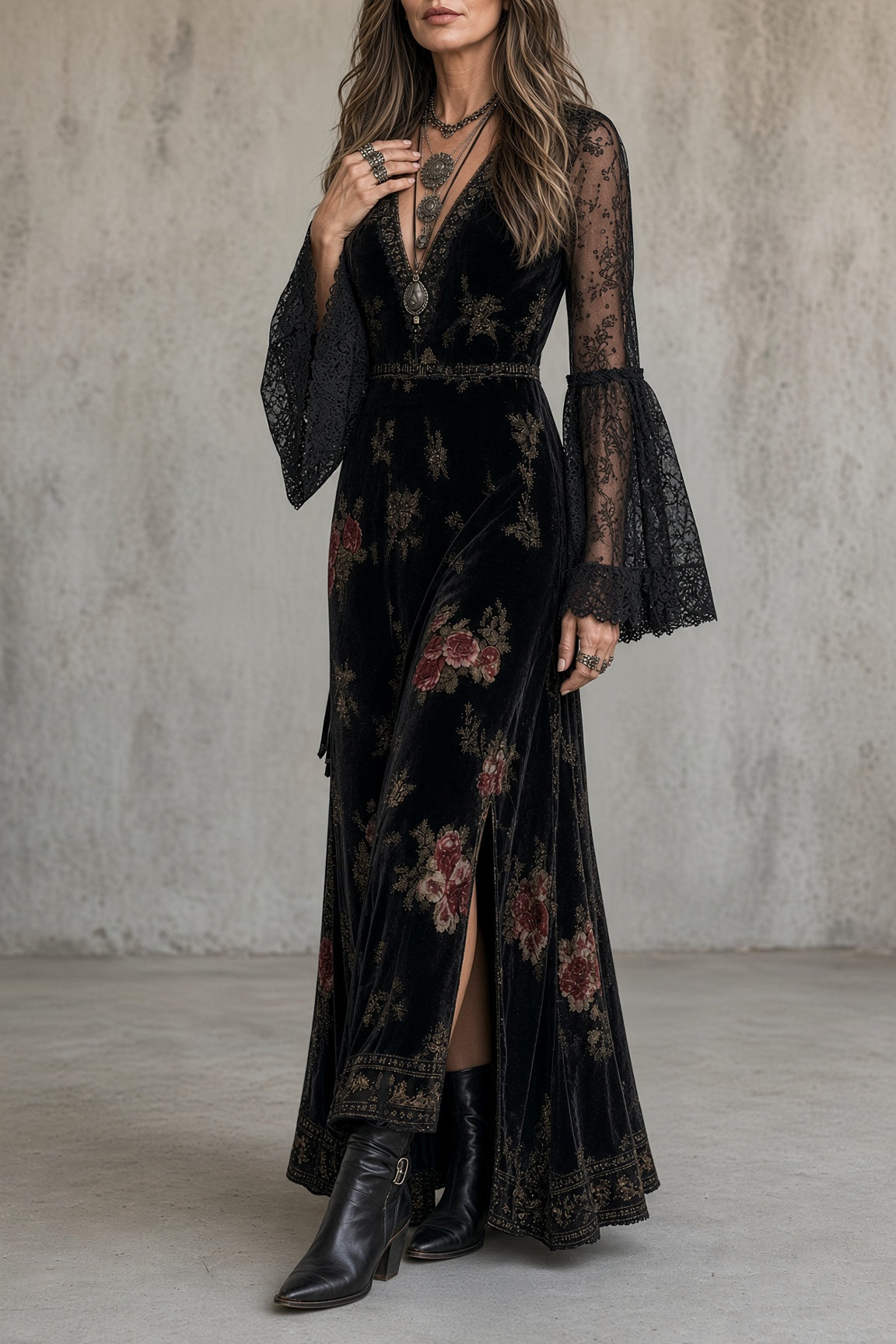 Natalie Velvet Dress™