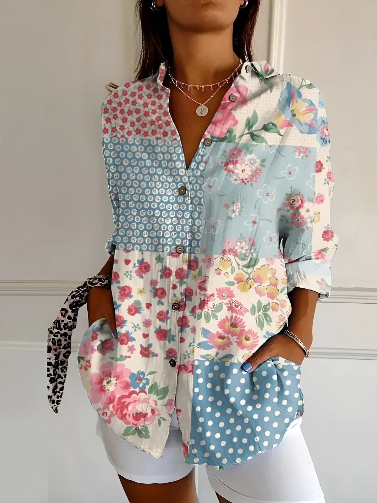 Maia | Floral Summer Blouse